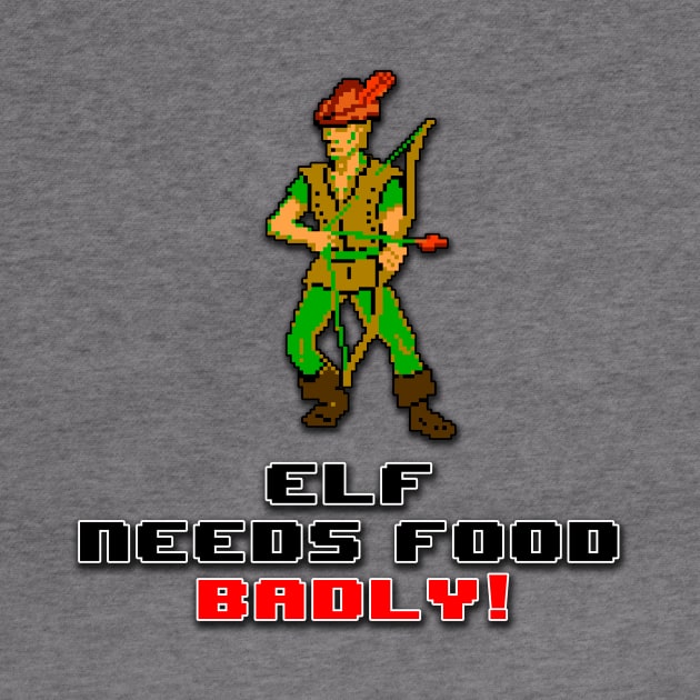 Gauntlet Elf - Old by BigOrangeShirtShop